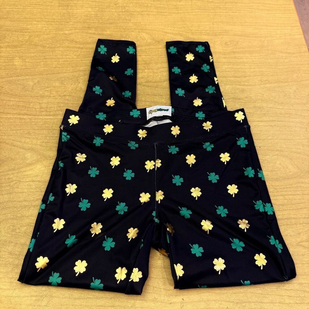 Tipsy Elves Shamrock Leggings St. Patrick’s Day Medium